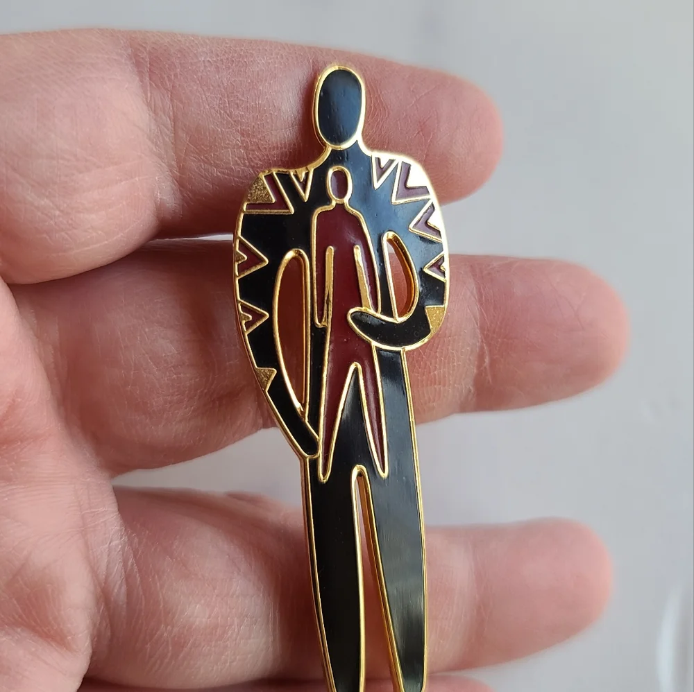 Laurel Burch Shaman Brooch